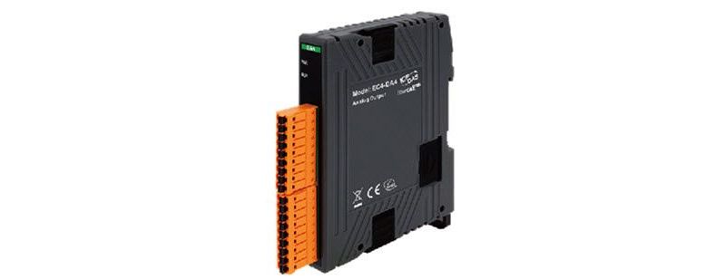 EC4-DA4: EtherCAT SubDevice Slim Module with Isolated 12-bit, 4-ch Analog Outputs