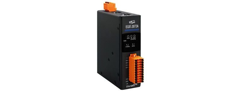 ECAT-2072A: EtherCAT Two-Channel BiSS-C/SSI Absolute Encoder Master